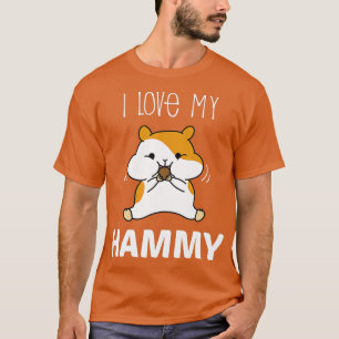 Ich Liebe mein Hammy Funny Pet Hamster T-Shirt