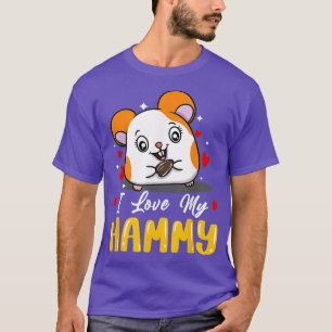 Ich Liebe mein Hammy Kawaii Hamster Lover Geschenk T-Shirt