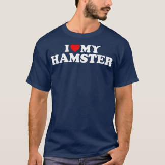Ich Liebe mein Hamster Herz mein Hamster T-Shirt