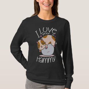 Ich Liebe mein Hamster Whisperer Rodent Pet Cavy T-Shirt