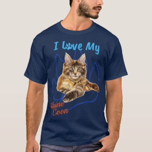 Ich Liebe mein Hauptcoon Beste Katze Lover PW Prin T-Shirt
