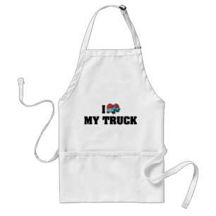 Ich liebe mein Herz-LKW - LKW-Liebhaber Schürze