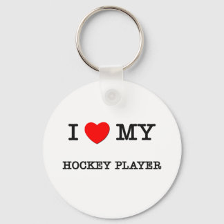 Ich Liebe mein HOCKEY PLAYER Schlüsselanhänger