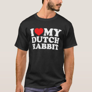 Ich liebe mein Holländer Kaninchen T-Shirt
