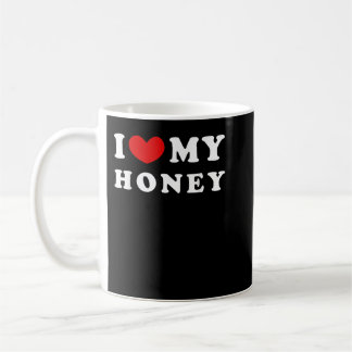 Ich Liebe mein Honig, ich höre mein Honig Kaffeetasse