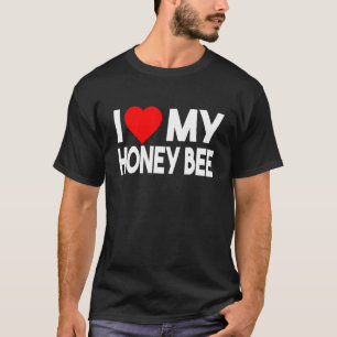 Ich Liebe mein Honigbienen-Shirt, Funny Animal Cou T-Shirt