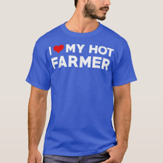 Ich Liebe mein Hot Bauer Boyfriend Couple Matching T-Shirt