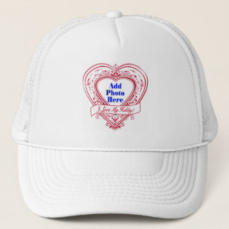 Ich Liebe mein Hubby! Foto Red Hearts Truckerkappe