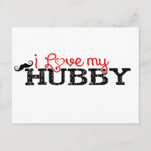 Ich Liebe mein Hubby Postkarte