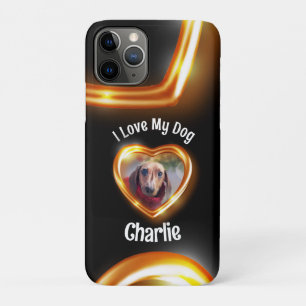 Ich Liebe mein Hund Pet leuchten Herz Case-Mate iPhone Hülle