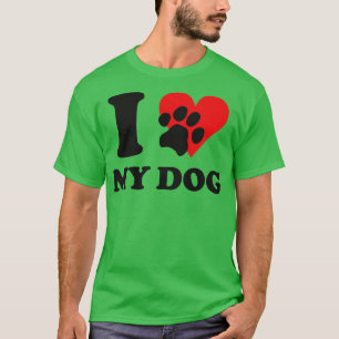 Ich Liebe mein Hund T-Shirt