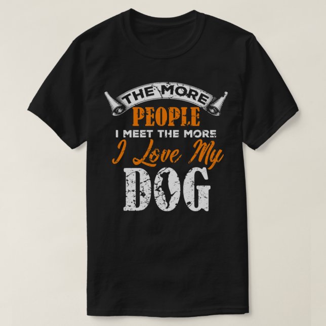 Ich Liebe mein Hund T-Shirt (Design vorne)