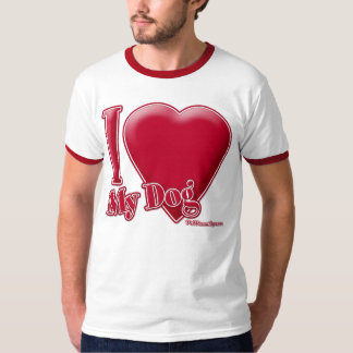 Ich Liebe mein Hund T-Shirt