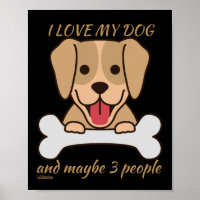ICH LIEBE MEIN HUND UND VIELLEICHT 3 PERSONEN nied