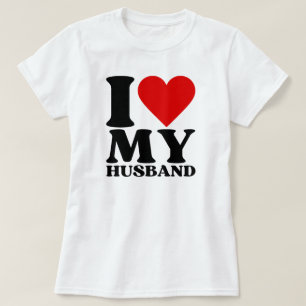 Ich Liebe mein Husband Funny Couples Valentinstag T-Shirt