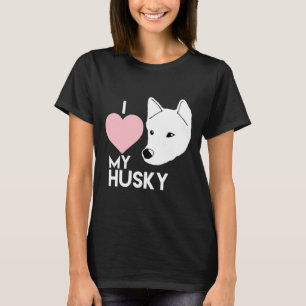 Ich Liebe mein Husky T-Shirt