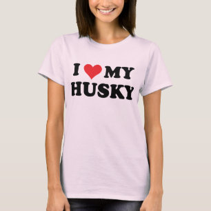 Ich Liebe mein Husky T-Shirt
