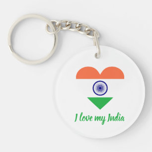 Ich Liebe mein Indien 🇮 Schlüsselanhänger