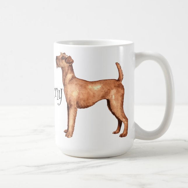 Ich Liebe mein Irisch Terrier Kaffeetasse (Rechts)