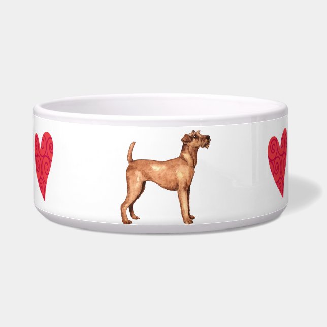 Ich Liebe mein Irisch Terrier Napf (Rechts)