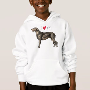 Ich Liebe mein Irisch Wolfhound Hoodie