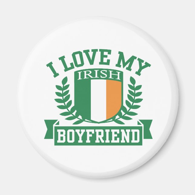 Ich Liebe mein irischer Freund Magnet (Vorne)