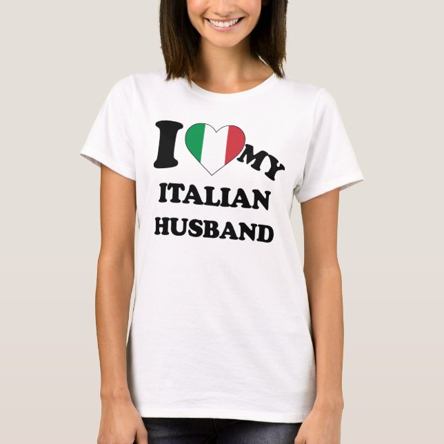 Ich Liebe mein italienischer T - Shirt (Vorderseite)