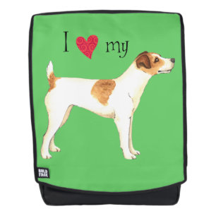 Ich Liebe mein Jack Russell Terrier Rucksack