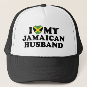 Ich Liebe Mein jamaikanischer Ehemann Truckerkappe