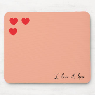 Ich Liebe mein Job-Mauspad Mousepad