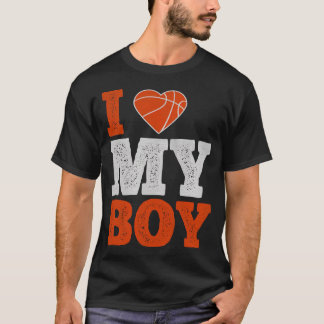 Ich Liebe mein Junge - Basketball Geschenk Männer T-Shirt