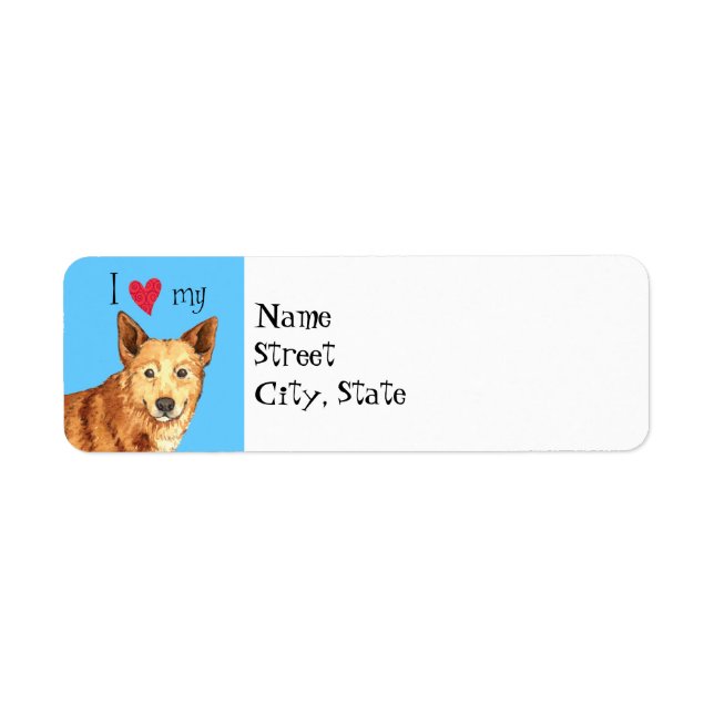 Ich Liebe mein Kanaan Hund (Vorne)