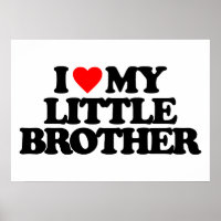 ICH LIEBE MEIN KLEINEN BRUDER