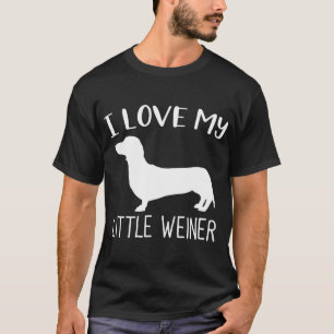 Ich Liebe mein kleiner Weiner Dackel Hund Lover Fu T-Shirt