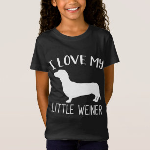 Ich Liebe mein kleiner Weiner Dackel Hund Lover Fu T-Shirt