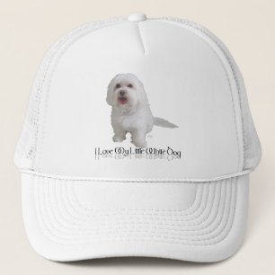 Ich Liebe mein kleiner weißer Hund - Havanese Truckerkappe