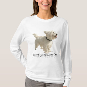 Ich Liebe mein kleiner weißer Hund - Westie T-Shirt