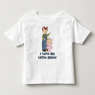 Ich Liebe mein kleines Schwesterjunge und kleines Kleinkind T-shirt