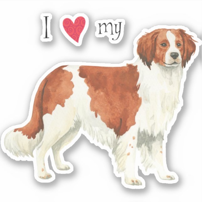 Ich Liebe mein Kooiker Vinyl Sticker (Vorderseite)