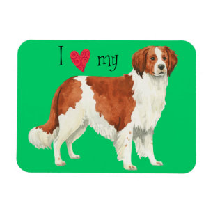 Ich Liebe mein Kooikerhondje Magnet