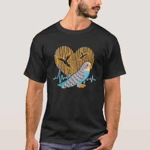 Ich Liebe Mein Kumpel niedlich Papagei-Budgie T-Shirt