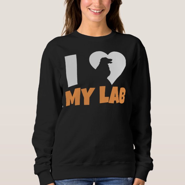 Ich Liebe mein Labrador 211 Sweatshirt (Vorderseite)