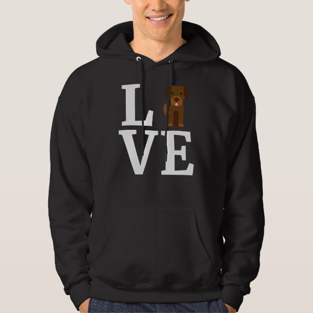 Ich Liebe mein Labrador Retriever Labrador Retriev Hoodie (Vorderseite)