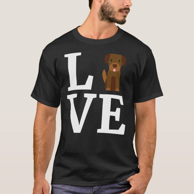Ich Liebe mein Labrador Retriever Labrador Retriev T-Shirt (Vorderseite)