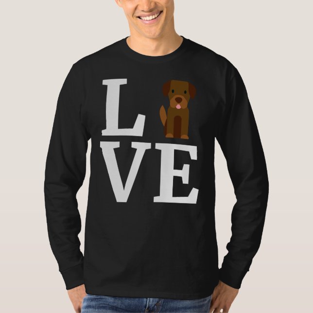 Ich Liebe mein Labrador Retriever Labrador Retriev T-Shirt (Vorderseite)