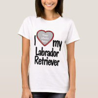 Ich Liebe mein Labrador Retriever Niedlich Red Hea