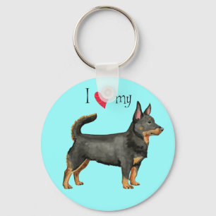 Ich Liebe mein Lancashire Heeler Schlüsselanhänger