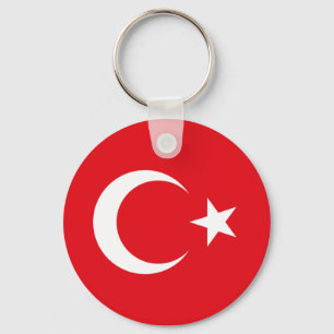 Ich Liebe MEIN Land Türkei Flagge der MUSEUM Zazzl Schlüsselanhänger
