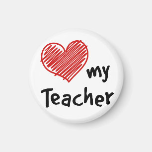 Ich Liebe mein Lehrer Magnet