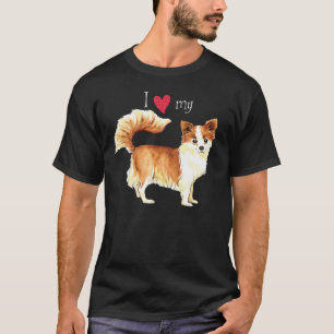 Ich Liebe mein Long Coat Chihuahua T-Shirt